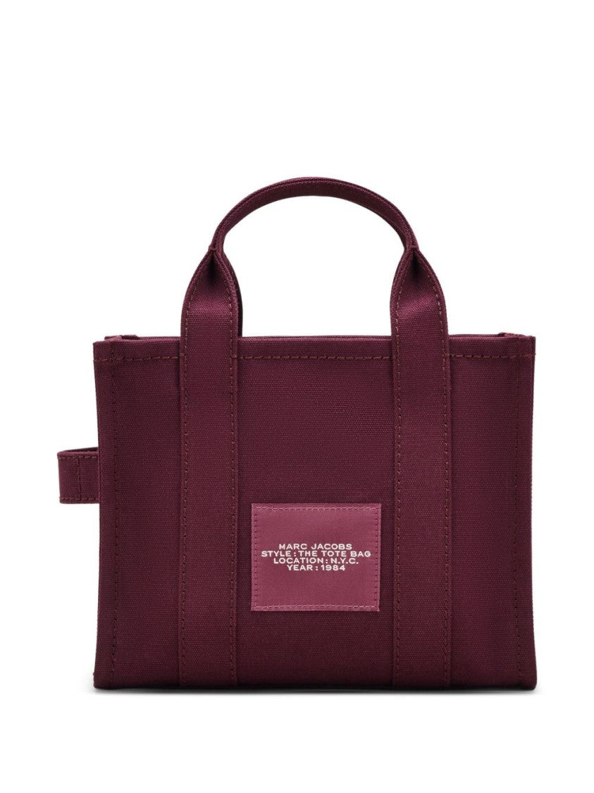 Marc Jacobs Deep Bordeaux Cotton Tote Bag