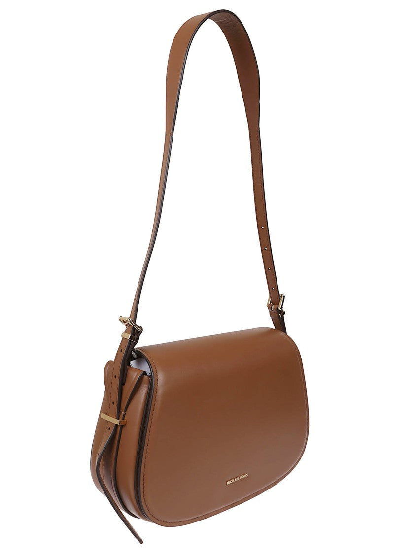 Michael Kors Structured Leather Md Messenger Bag