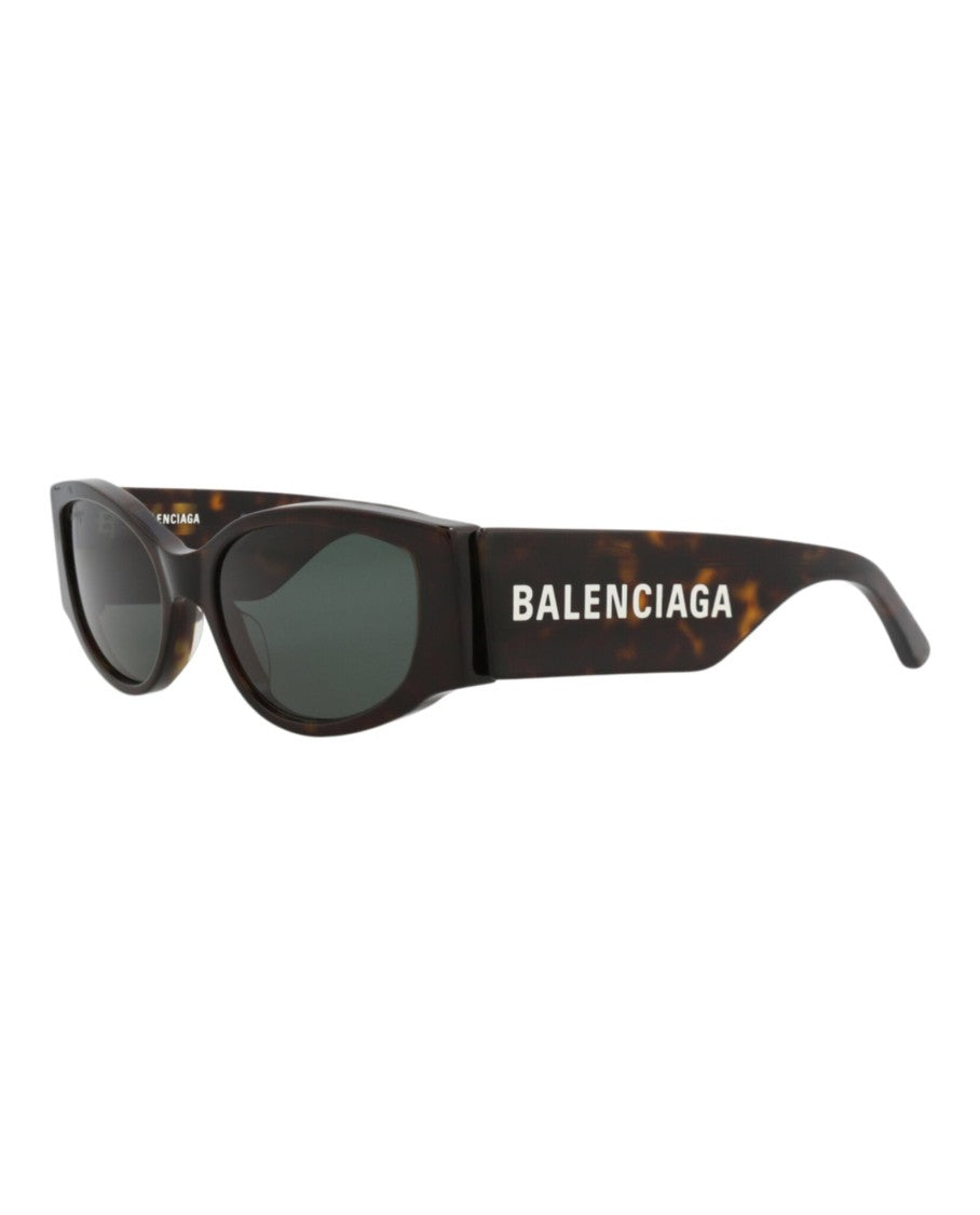 Balenciaga Cat Eye-Frame Recycled Acetate Sunglasses With Tortoiseshell Pattern