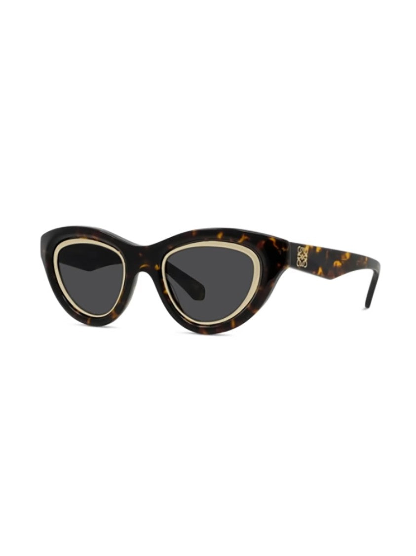 Loewe Tortoiseshell Lw40182u Cat-Eye Elegant Sunglasses