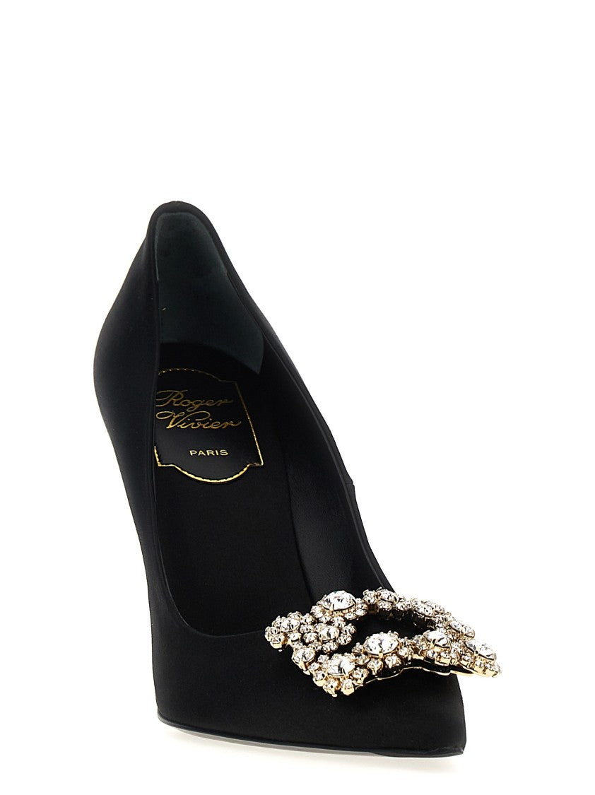 Roger Vivier 'Flower Strass' Pumps