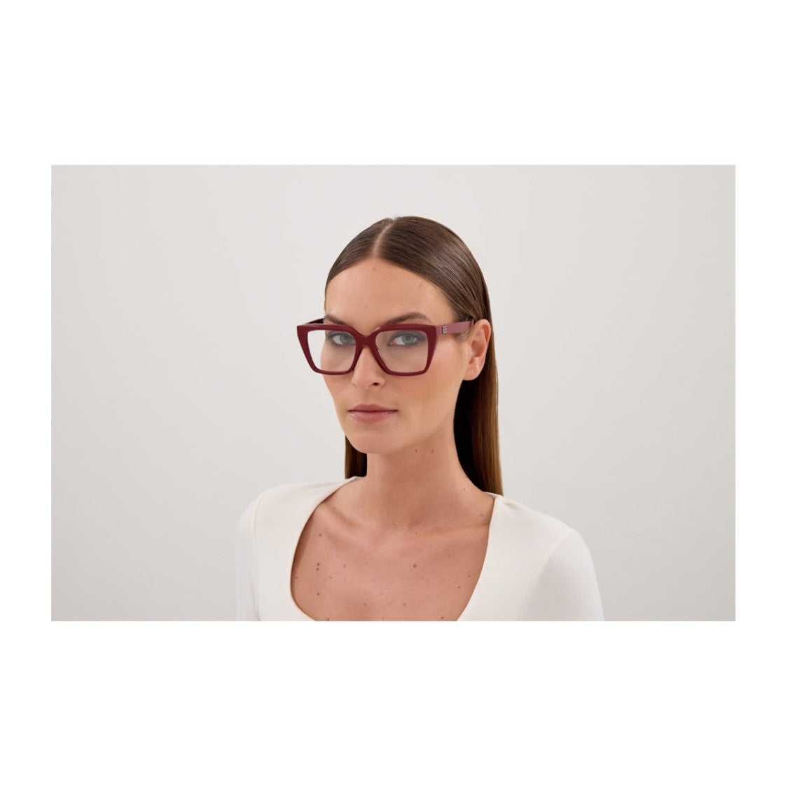 Balenciaga Transparent Red Bb0130o Acetate Geometric Sunglasses