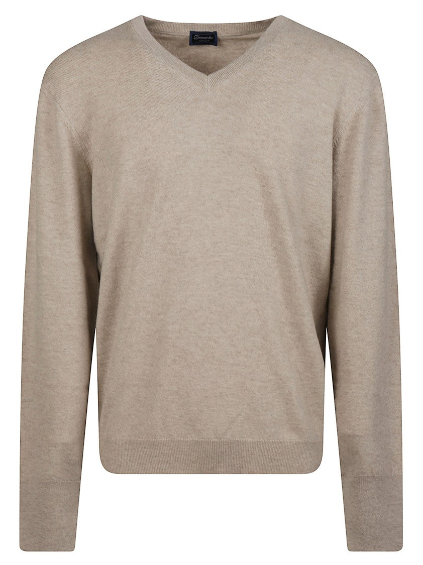 Drumohr Cashmere V-Neck Sweater