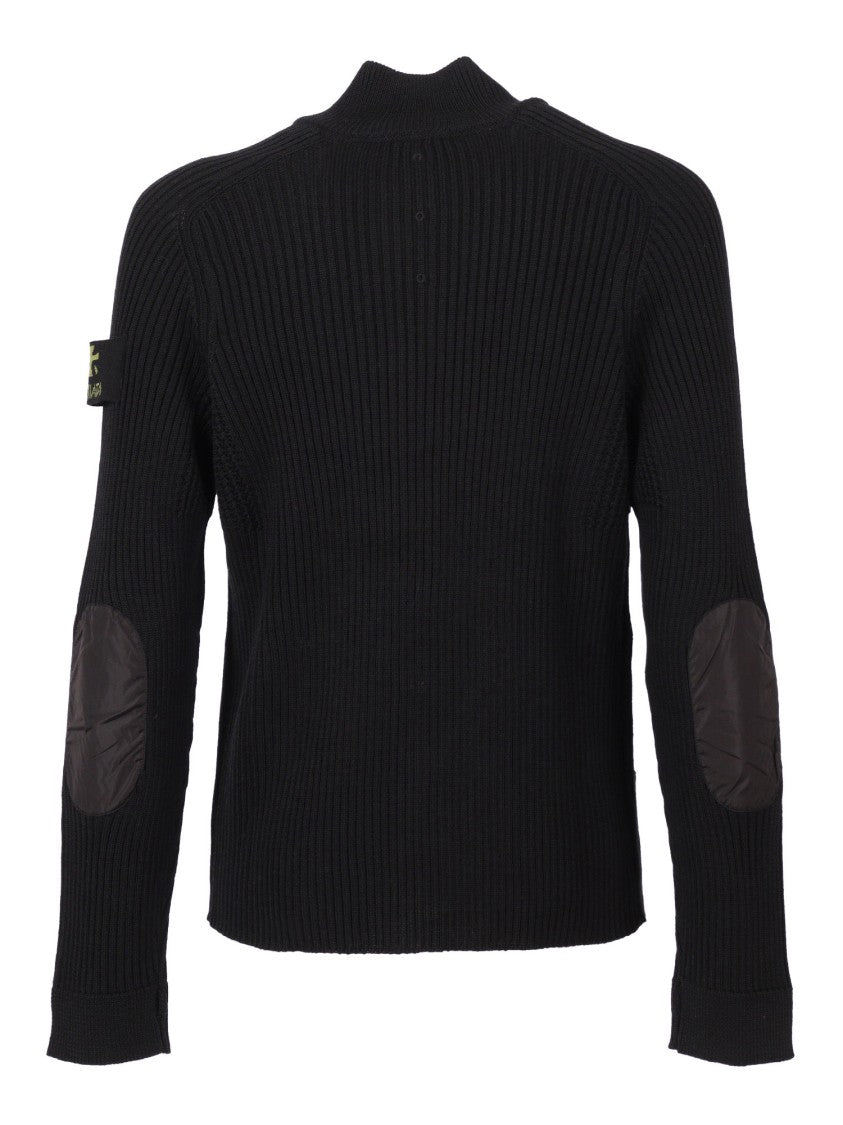 Premiata Ribbed Knit Zip-Up Jacket In Virgin Wool