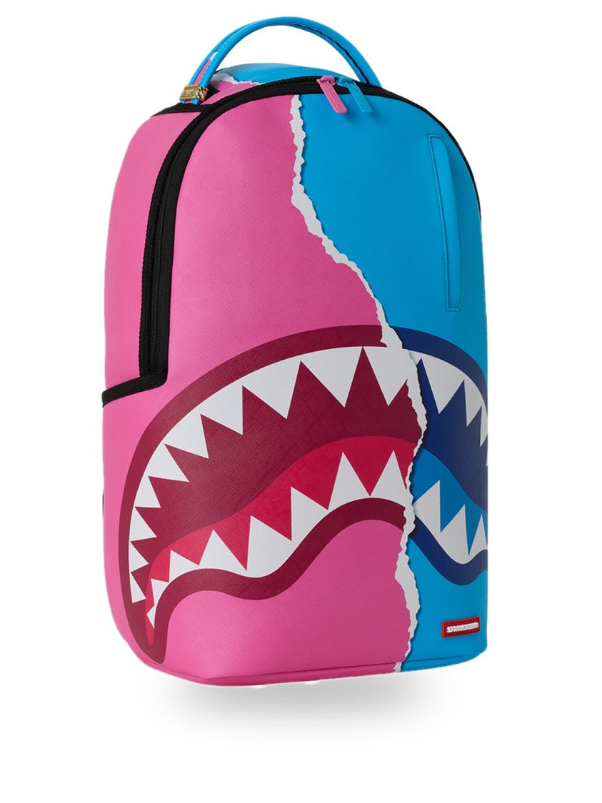 Sprayground Pink Shark Central Cotton Candy Backpack