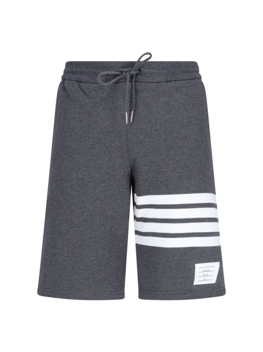 Thom Browne "4-Bar" Sport Shorts – Grey