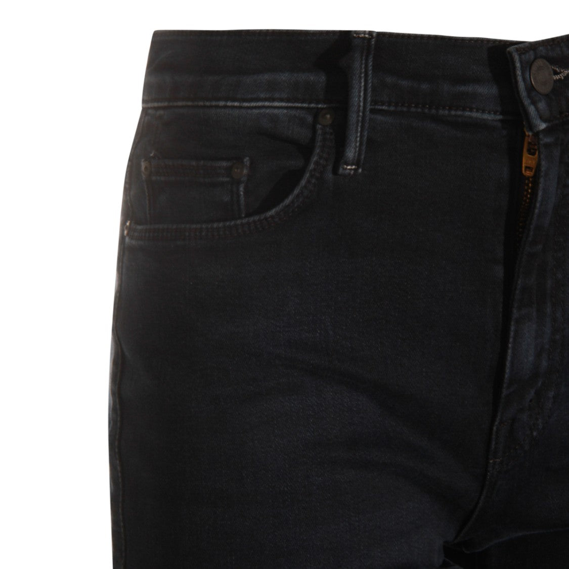 Mother Black Cotton Jeans
