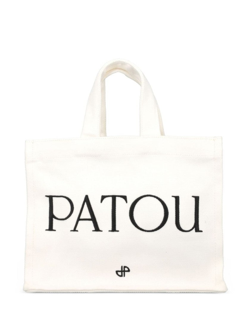 Patou Cream White Small Bag With Logo