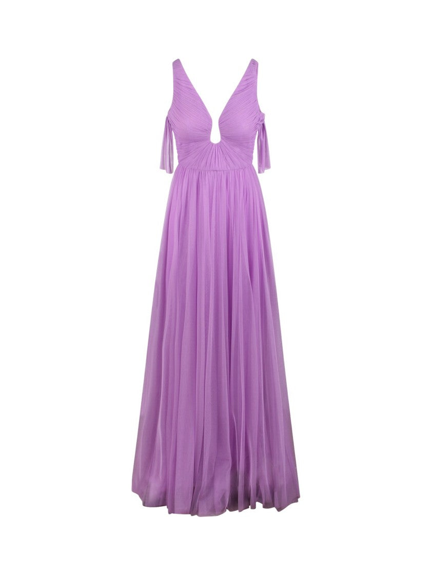 Pronovias Vera Wang Amienn Valerian Violet Tulle Dress