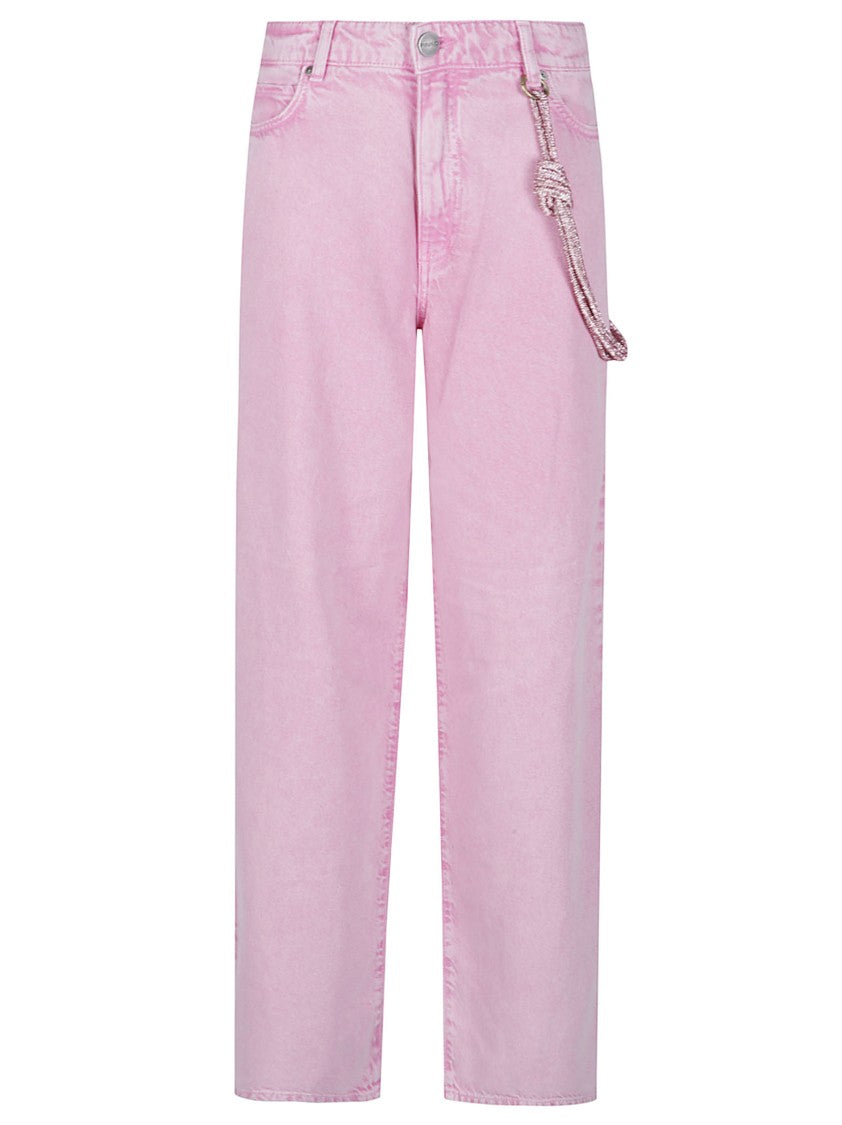 Pinko Lauryn Loose Chain Detail Jeans