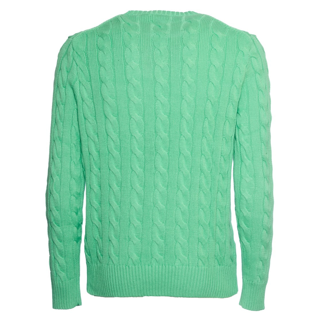 Polo Ralph Lauren Green Cable Knit Pullover