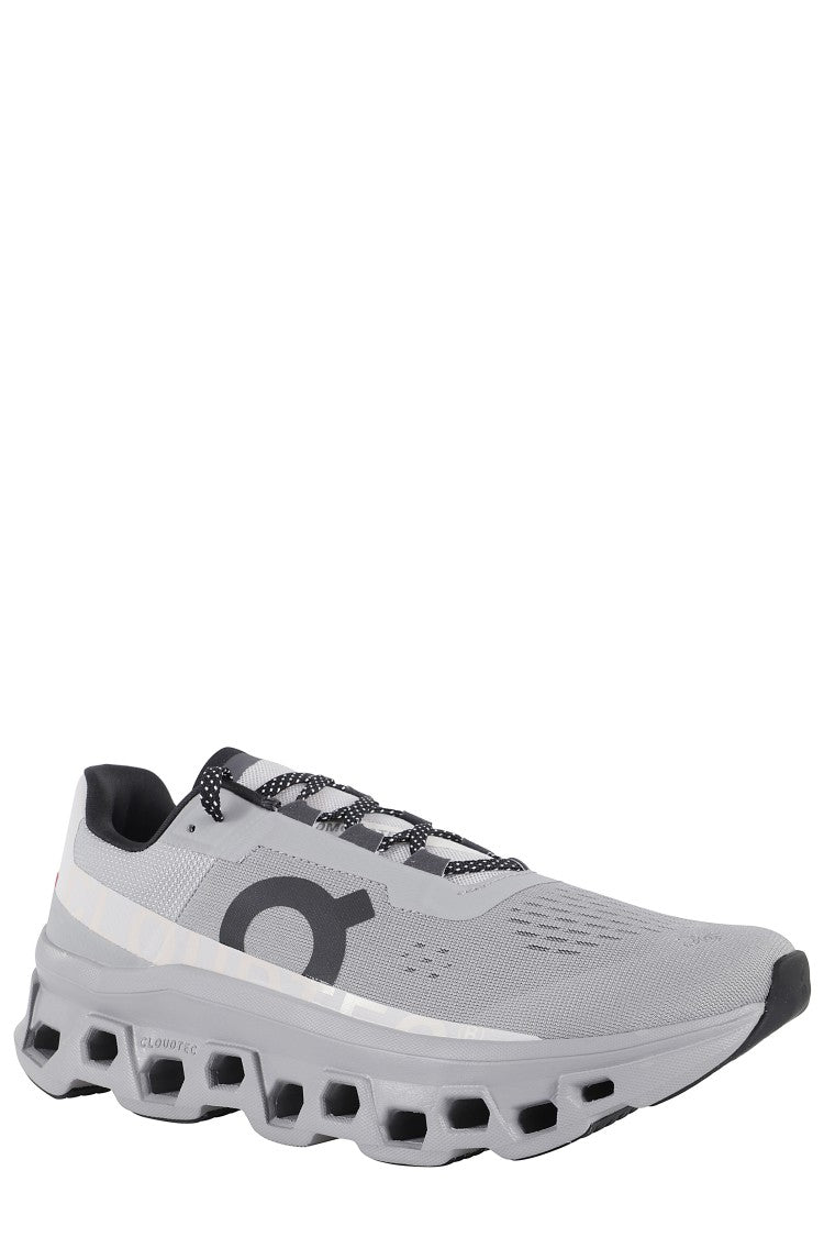 On Running Cloudmonster Technical Fabric Sneakers With Perforated Rubber Sole