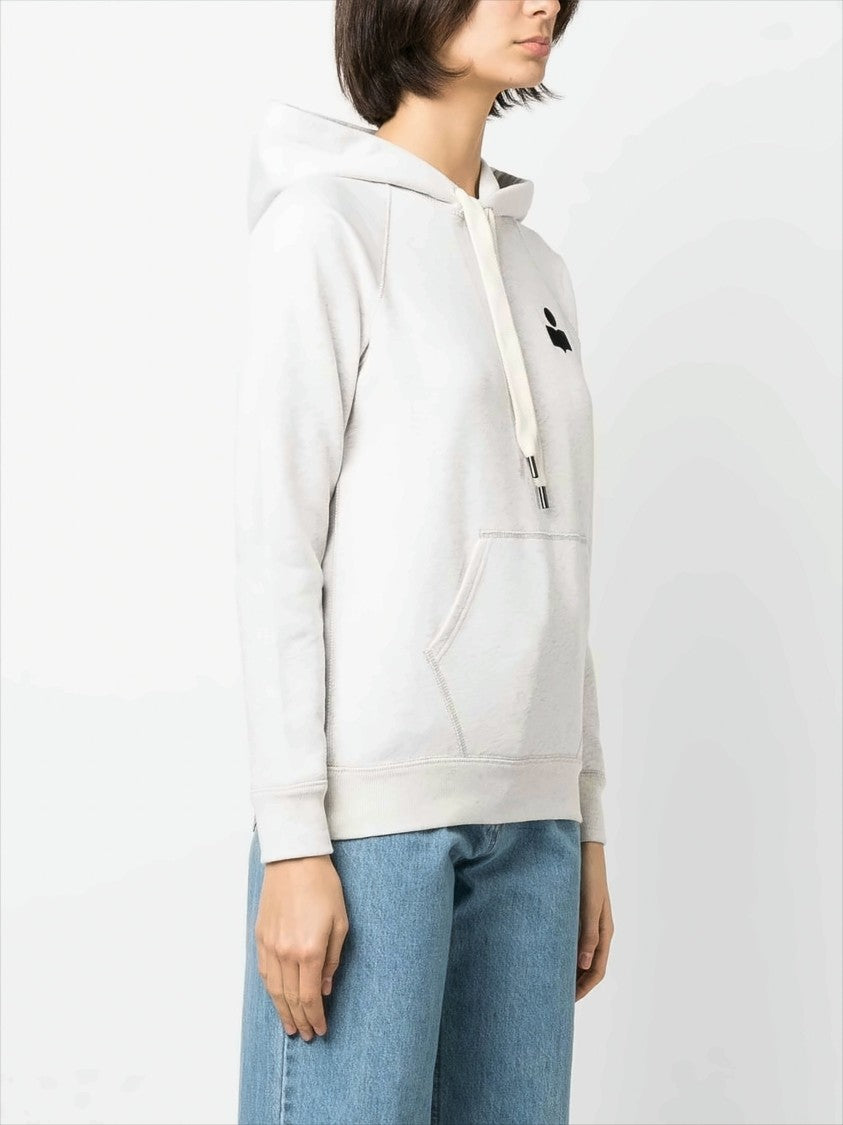 Isabel Marant Étoile Relaxed Fit Hoodie With Minimalist Design And Embroidered Logo