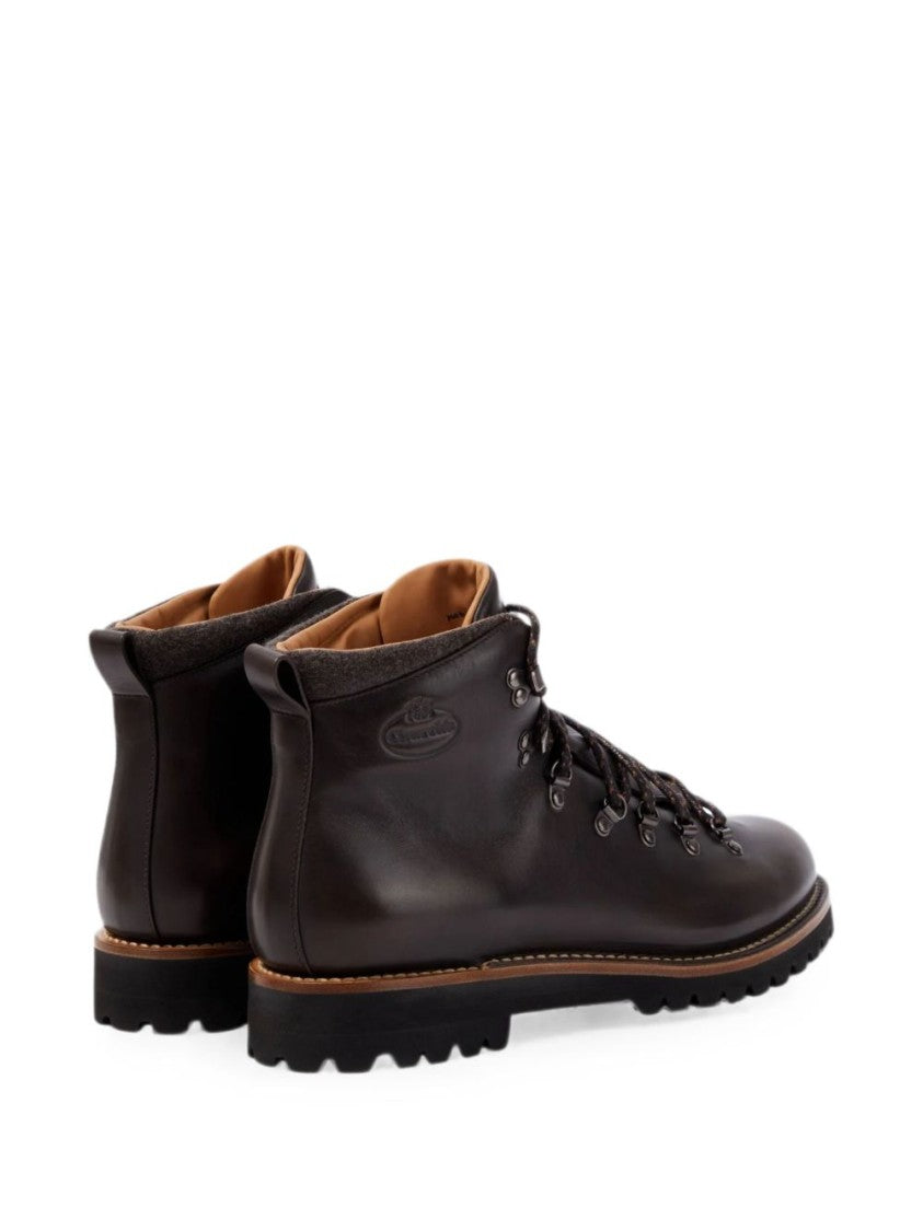 Church's Brown Leather Ankle-High Boots
