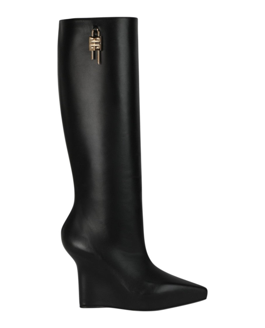 Givenchy G-Lock Knee-High Wedge Boots