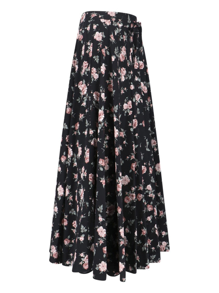 Dolce & Gabbana Tailored Black Skirt With Subtle Sheen