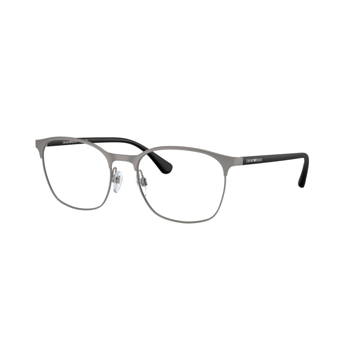Emporio Armani 0Ea1114 Rectangular Metal Frame Sunglasses With Adjustable Nose Pads