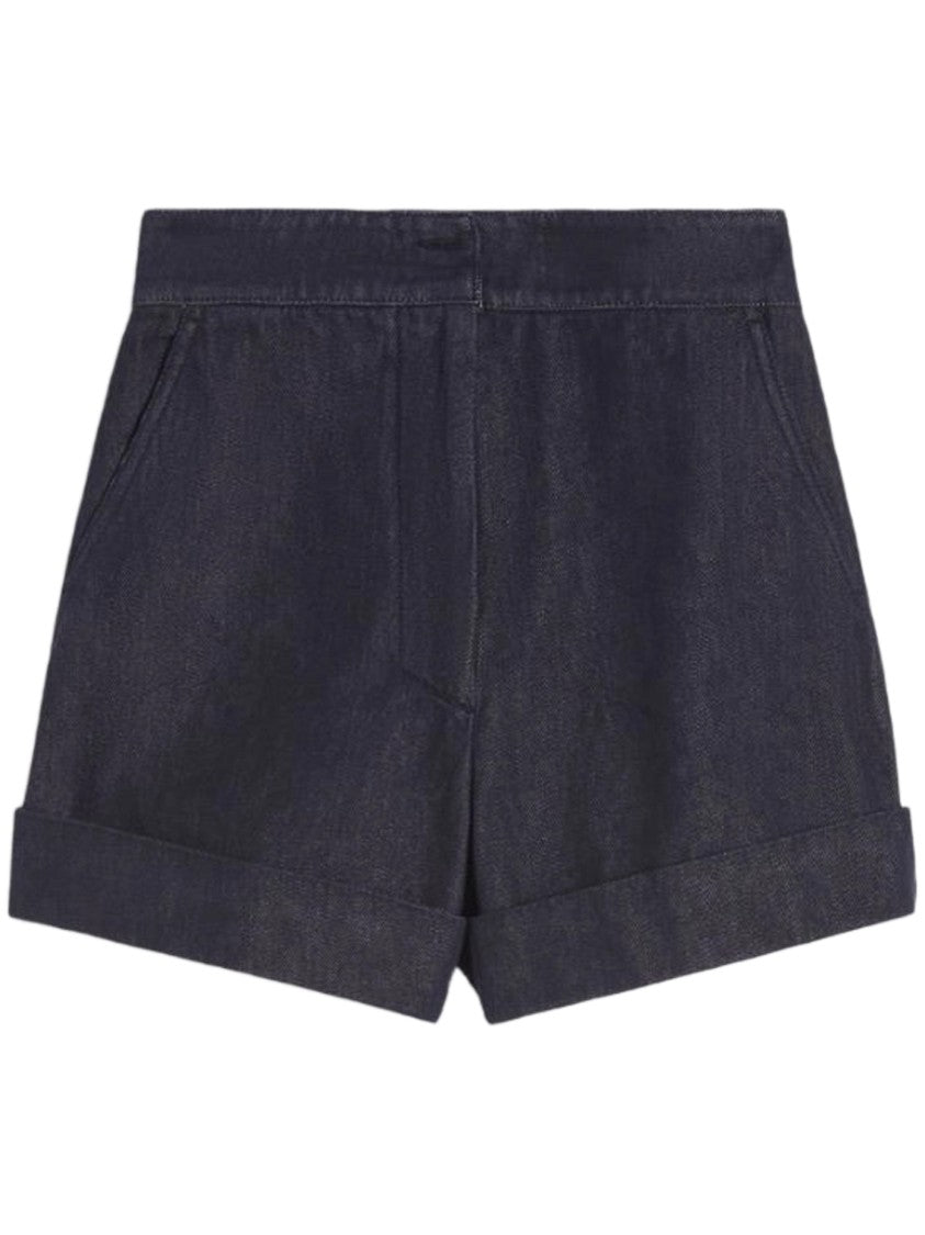 Max Mara Tailored High-Waisted Cuffed Shorts