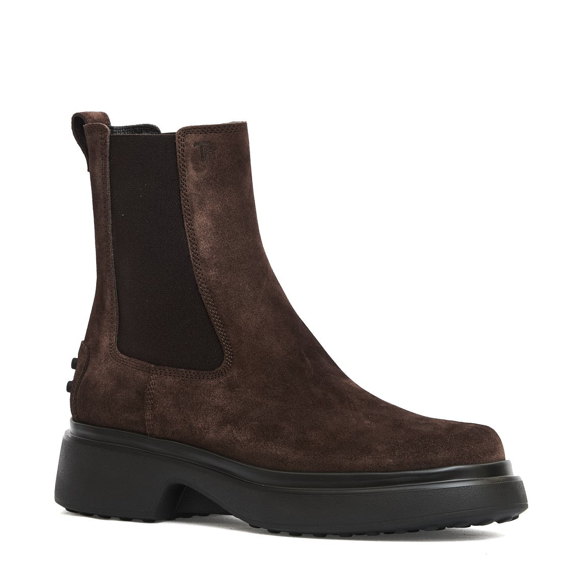 Tod's Brown Suede Chelsea Boots