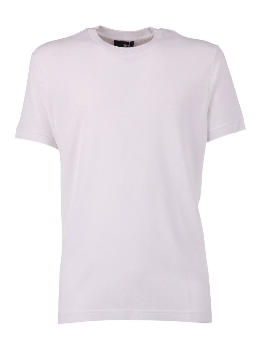 Fay Piquet Tinto Frosted Logo T-Shirt