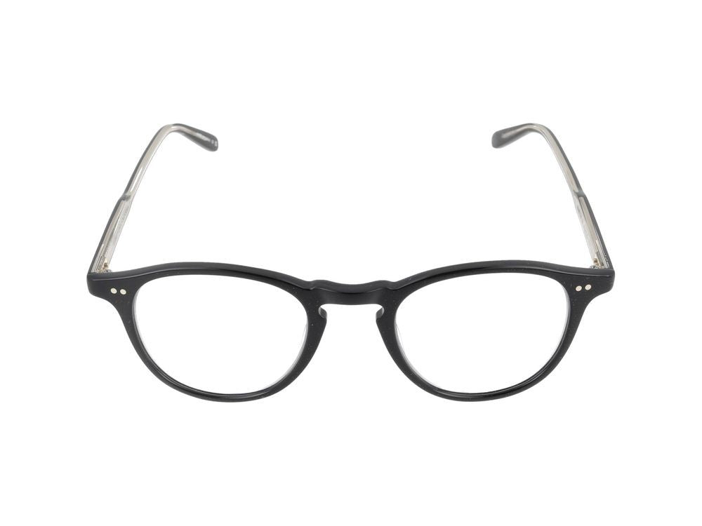 Garrett Leight Round Metallic Accent Acetate Optical Glasses