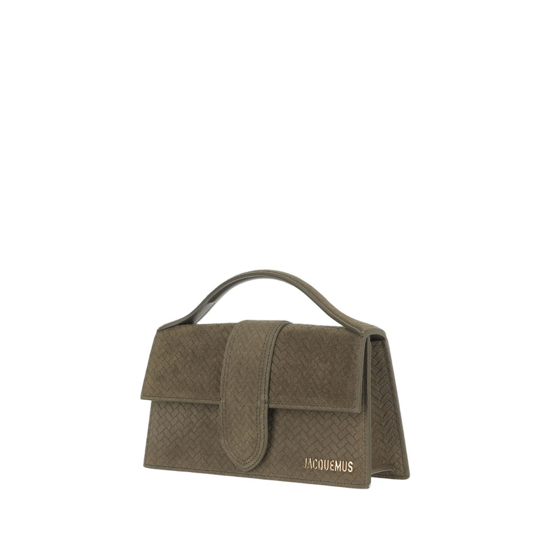 Jacquemus Structured Suede Leather Le Bambino Bag