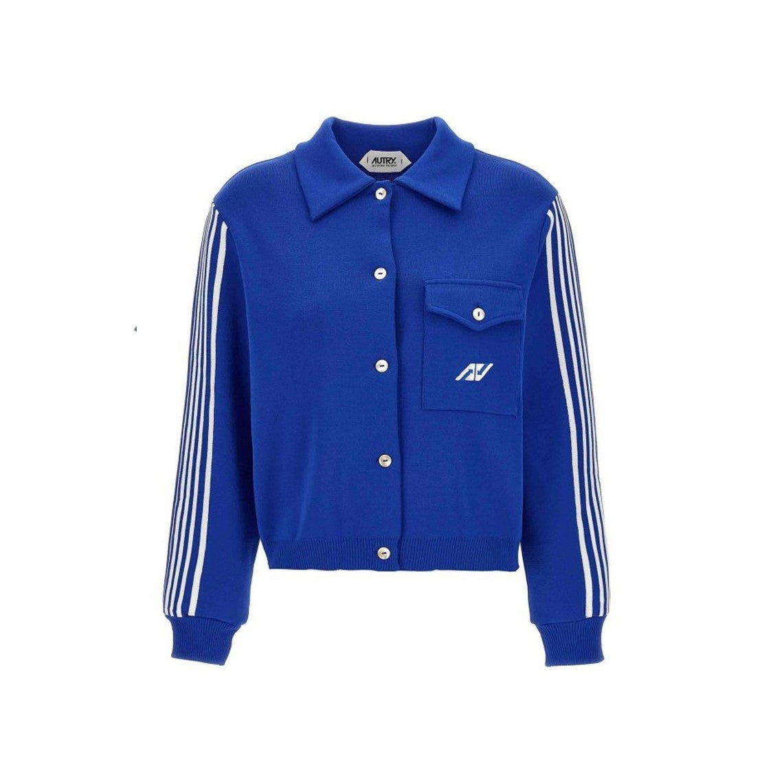 Autry Side Band Jacket With Classic Collar And Embroidered Detail