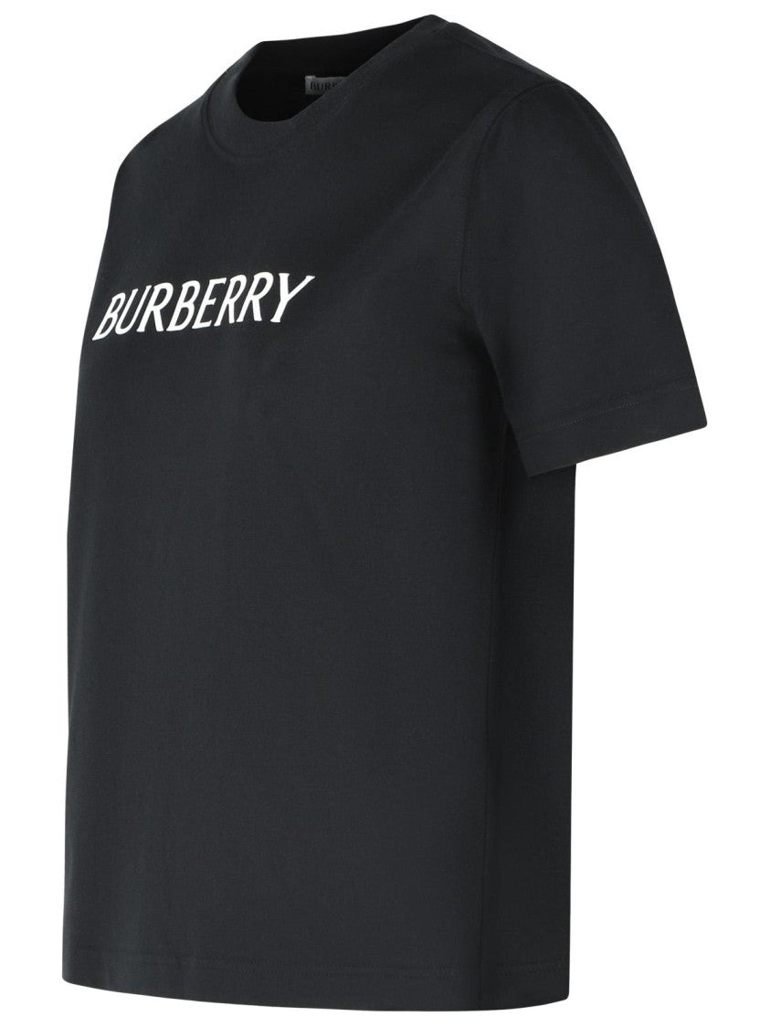 Burberry 'Frankie' Black Cotton T-Shirt