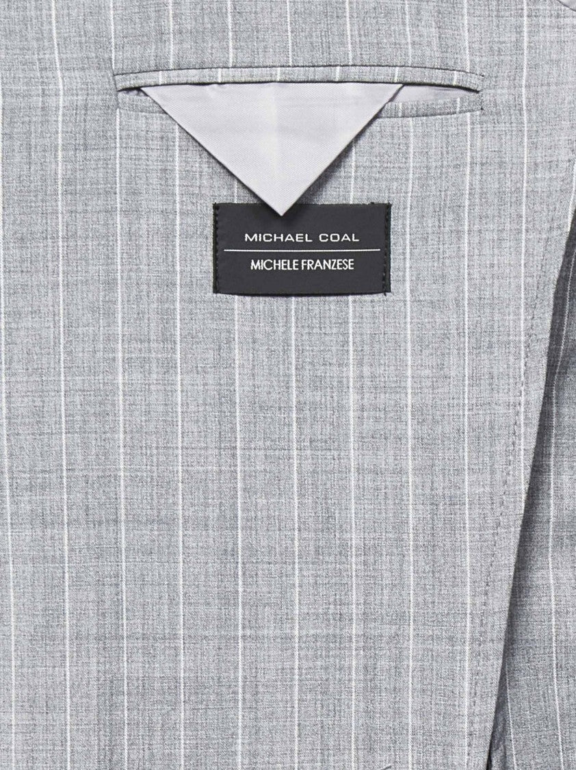 Michael Coal Tailored Single-Breasted Blazer With Peak Lapels