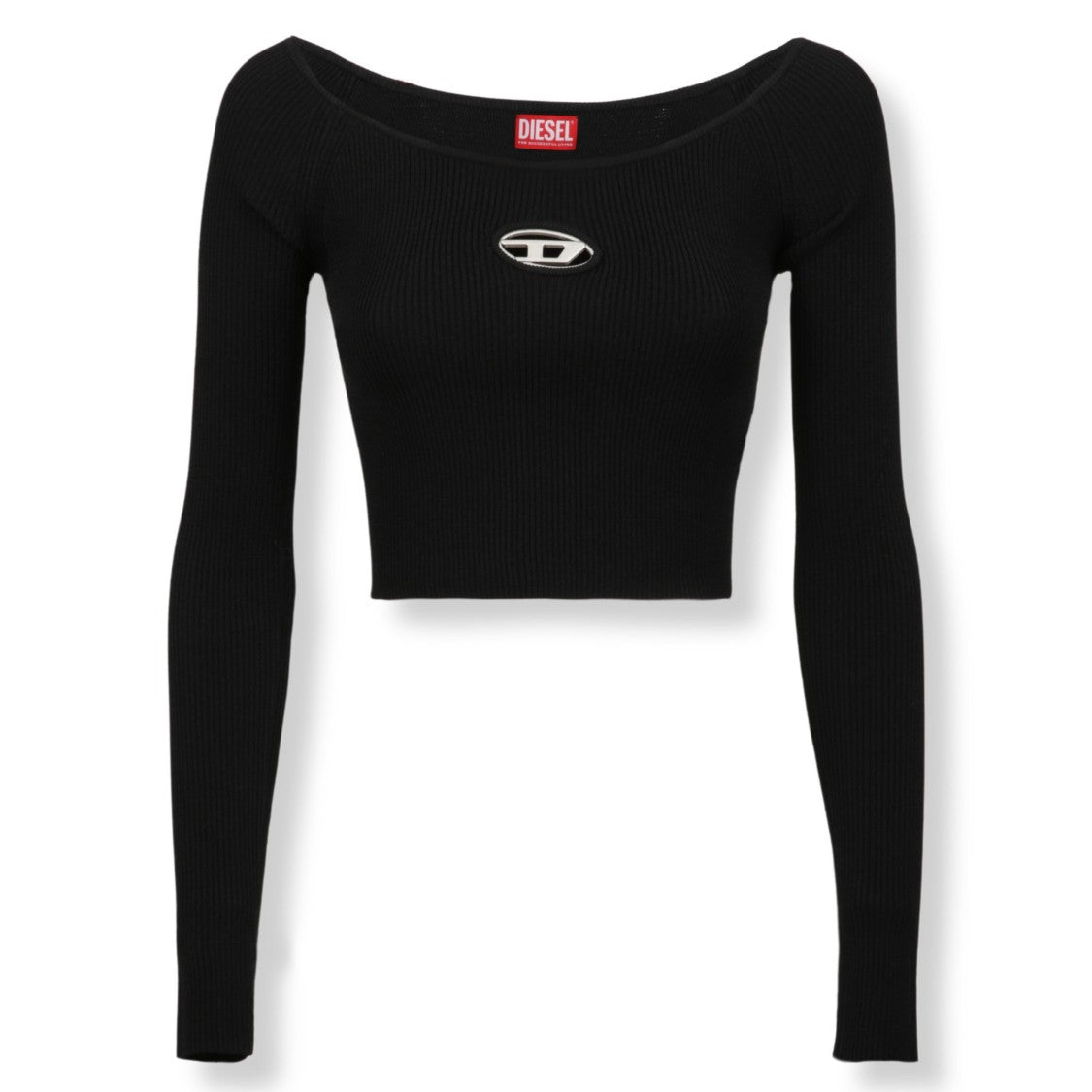 Diesel Textured Knitwear Top With Design