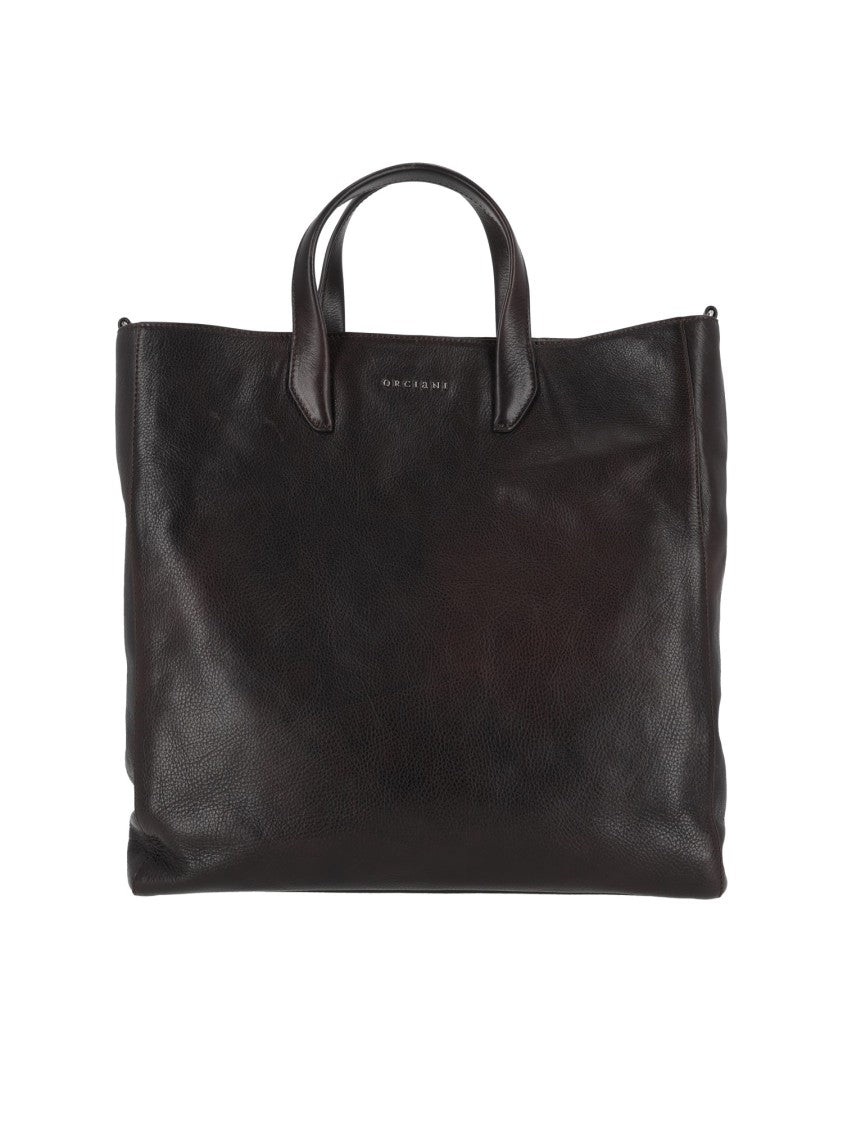 Claudio Orciani Lagoon Calf Leather Tote Bag
