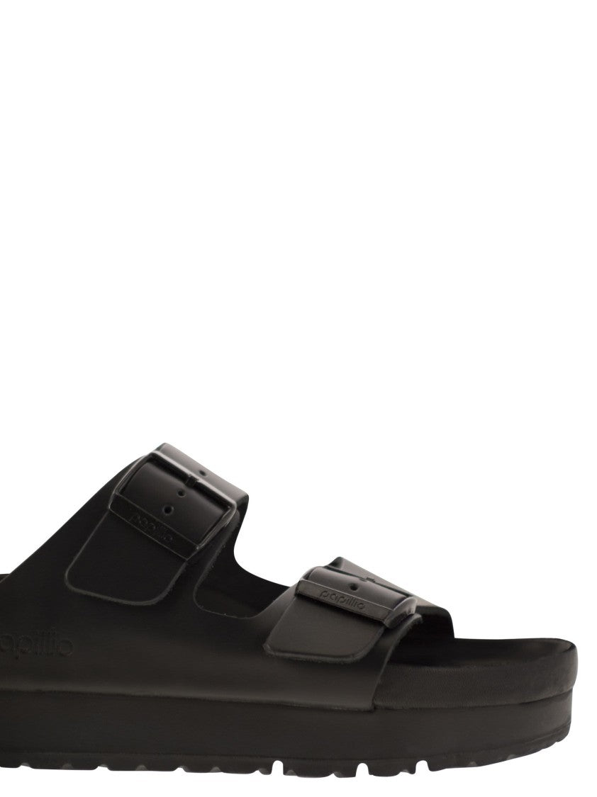 Birkenstock Arizona Platform - Slipper With Leather Buckles