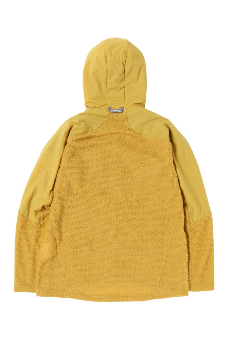 And Wander Alpha Direct Nylon Jacket With Fleece Inserts And Reflective Detailing