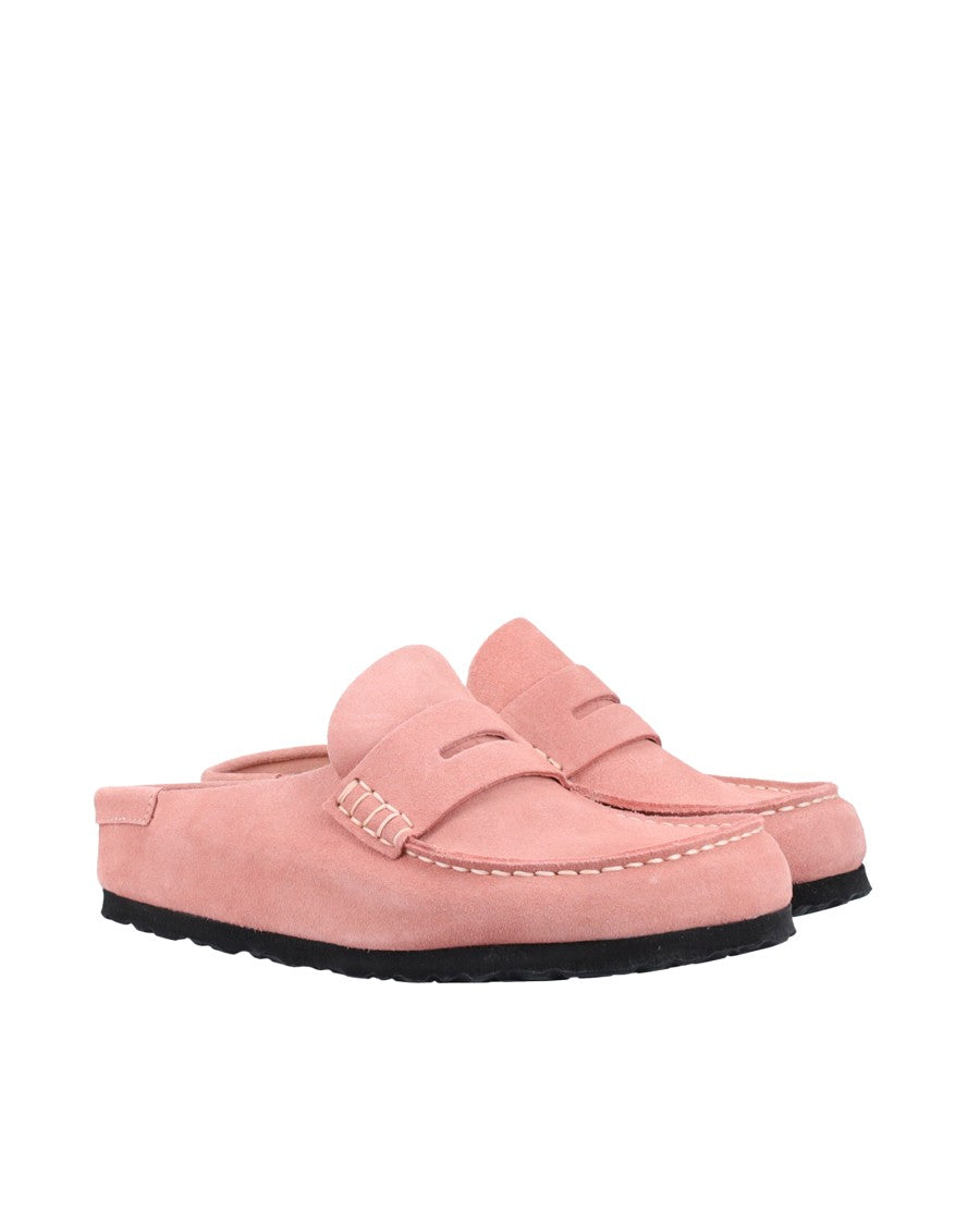 Birkenstock Naples Wrapped Loafer In Pink Clay