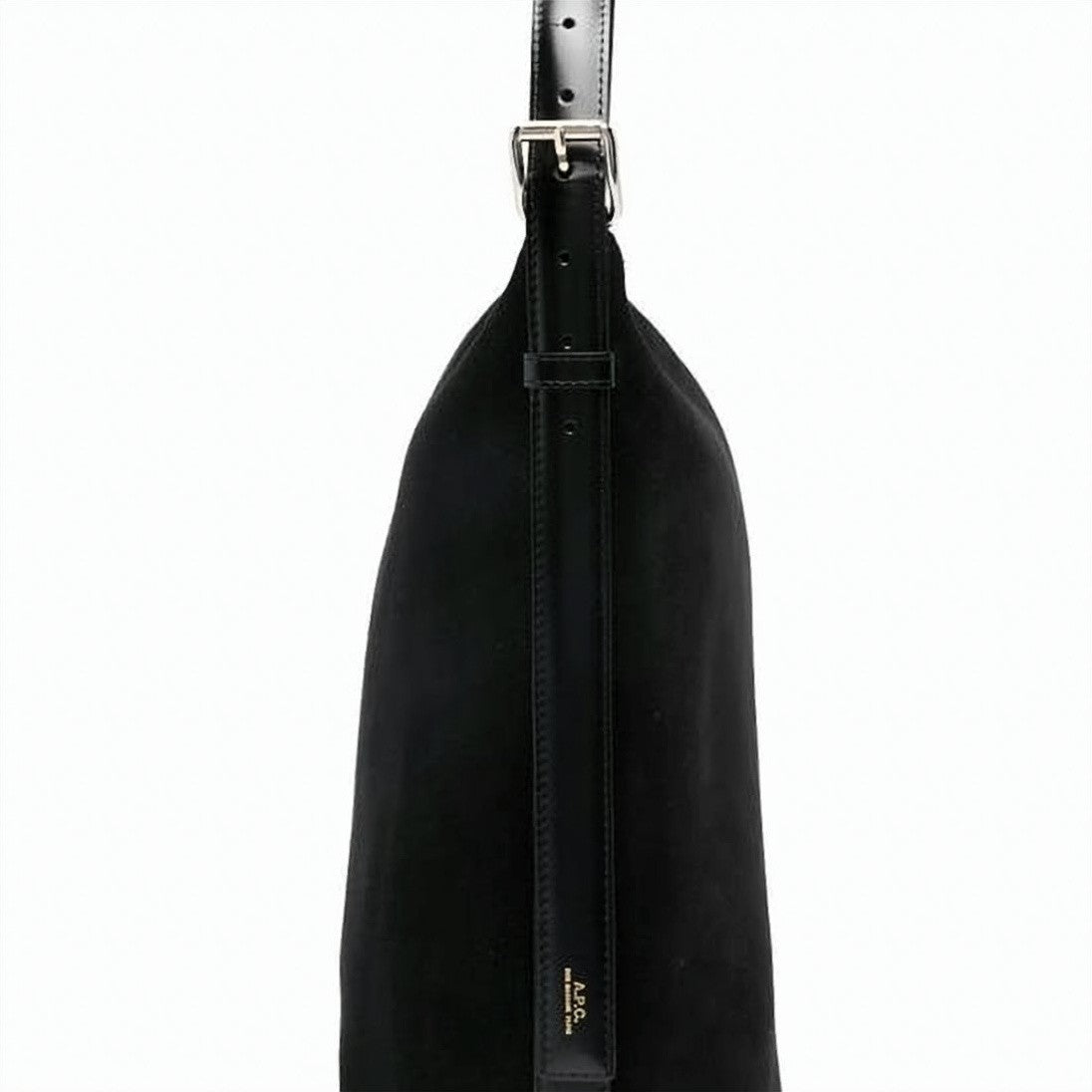 A.P.C. Suede Leather Tote Bag With Minimalist Design And Zip Closure
