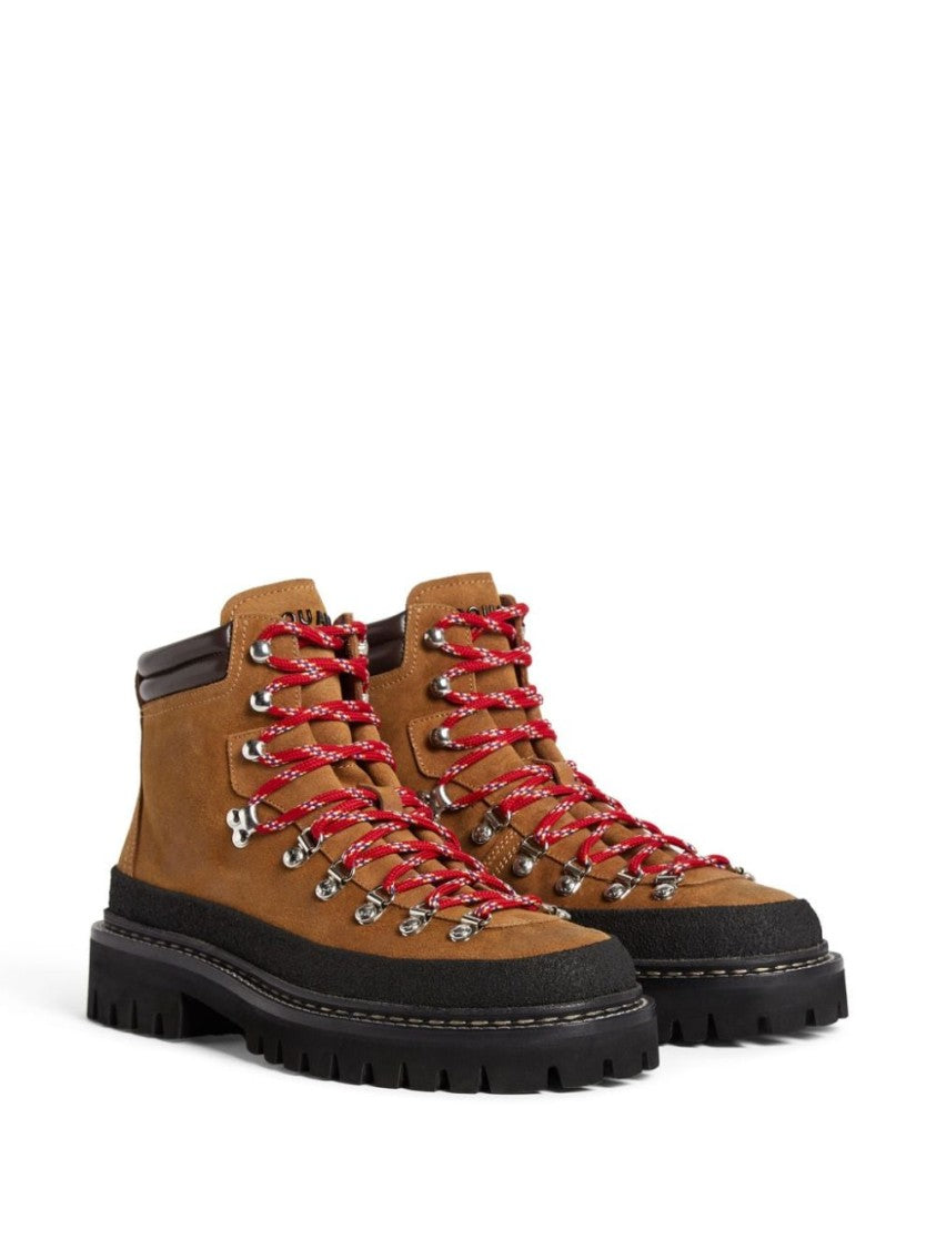 Dsquared2 Camel Brown Ankle-Length Boots