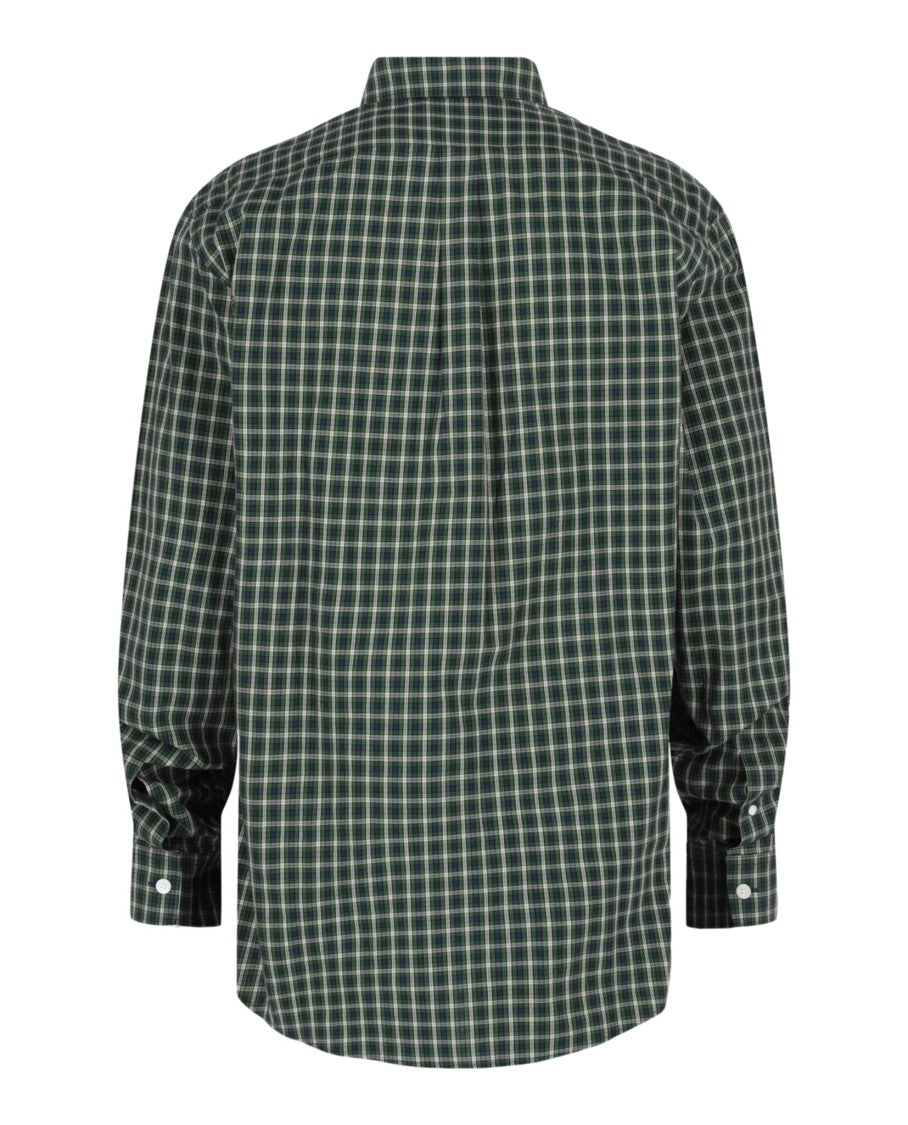 Givenchy 4G Motif-Embroidered Checked Shirt