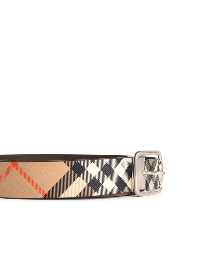 Burberry Reversible Sand Leather Belt