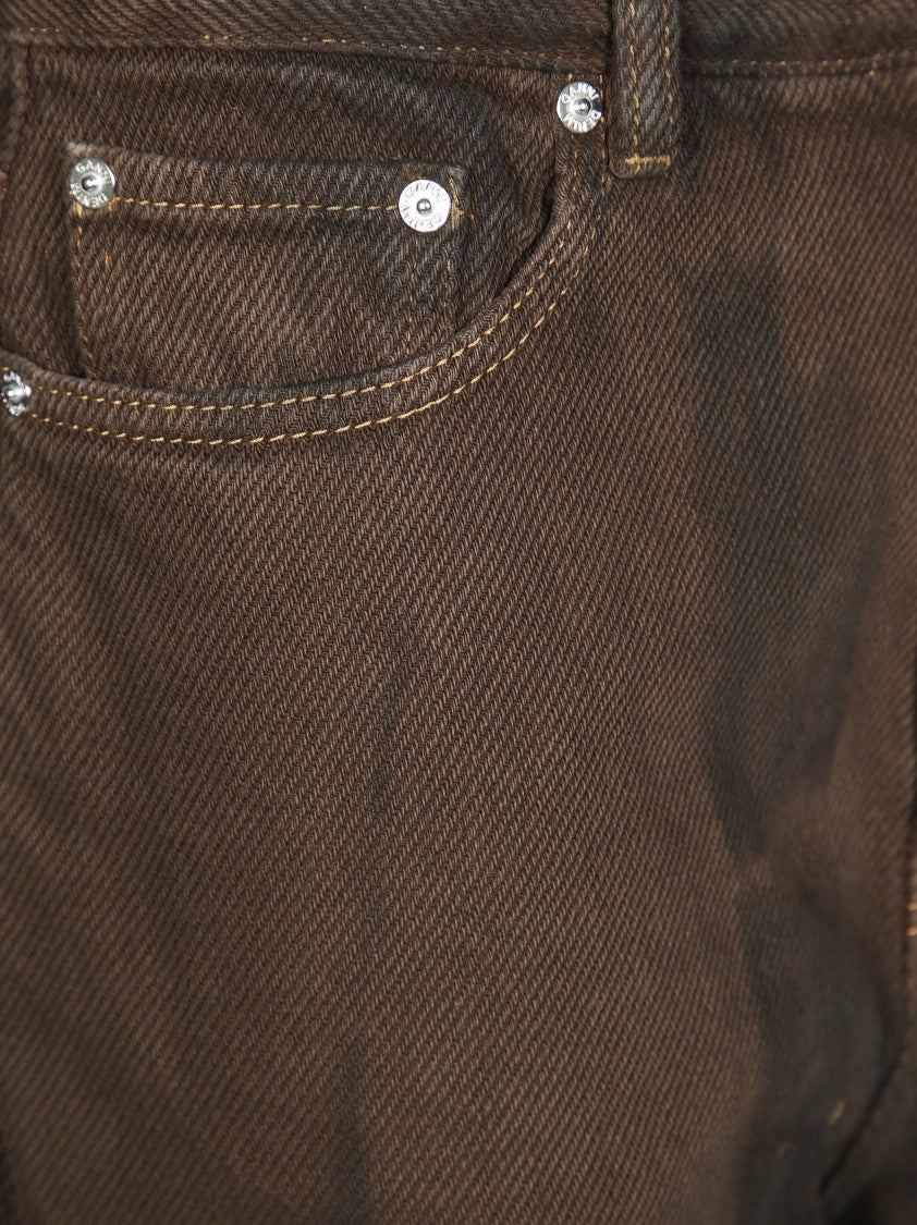 Ganni Overdyed Heavy Denim Baggy Jeans