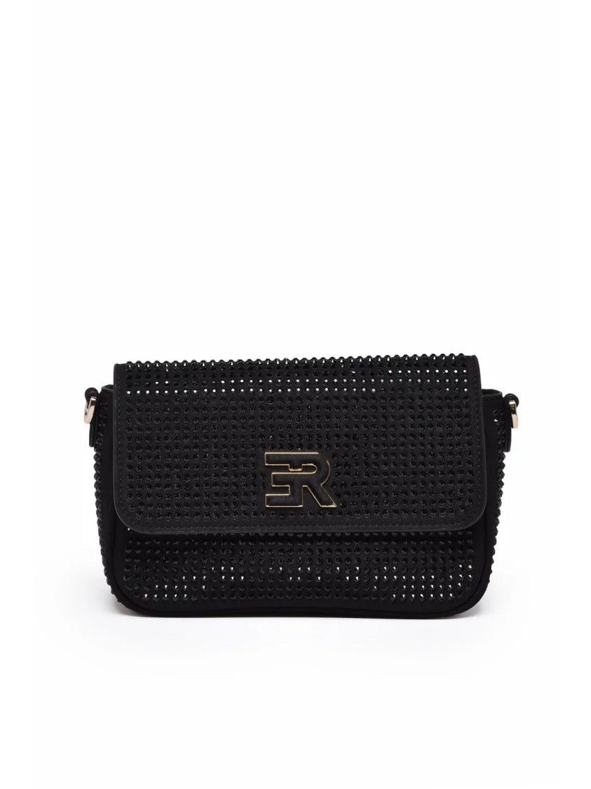 Ermanno Firenze Rhinestone-Embellished Rectangular Shoulder Bag