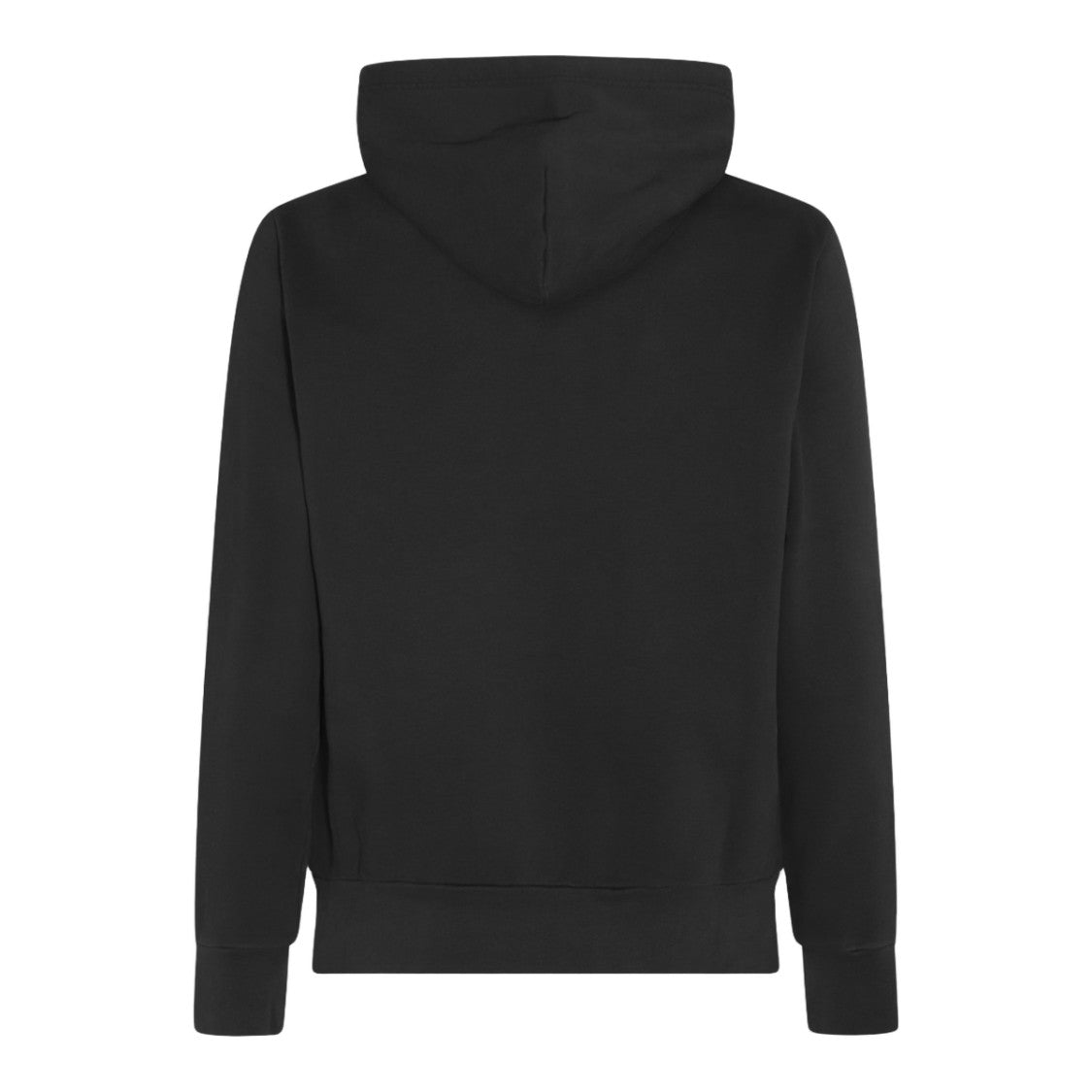 Polo Ralph Lauren Minimalist Black Hoodie With Kangaroo Pocket