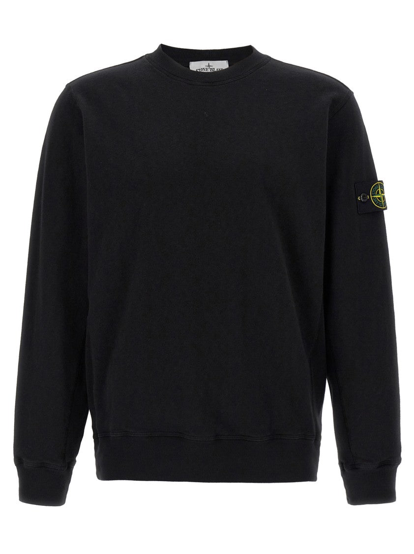Stone Island Logo Badge Sweatshirt