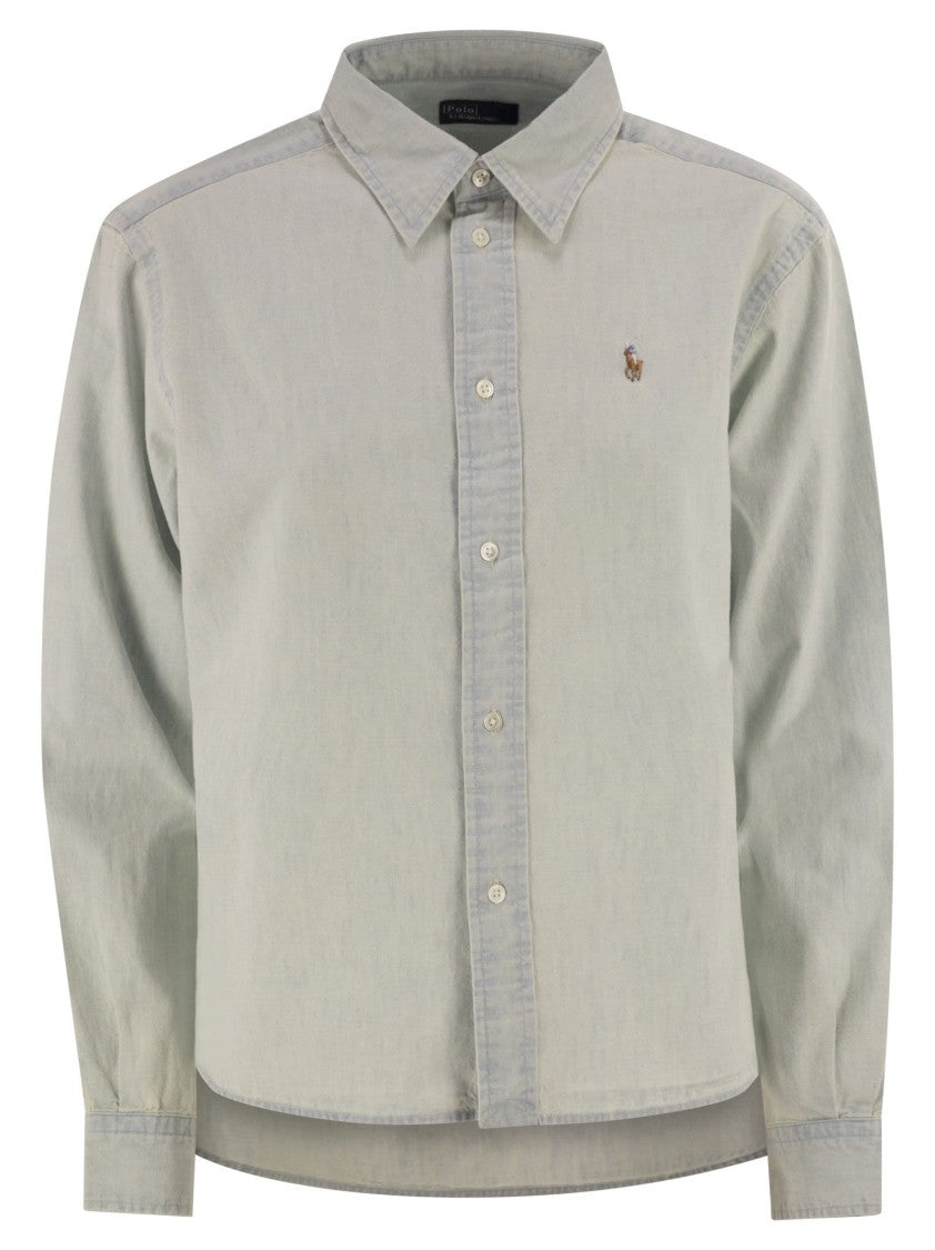 Polo Ralph Lauren Short Square Chambray Shirt