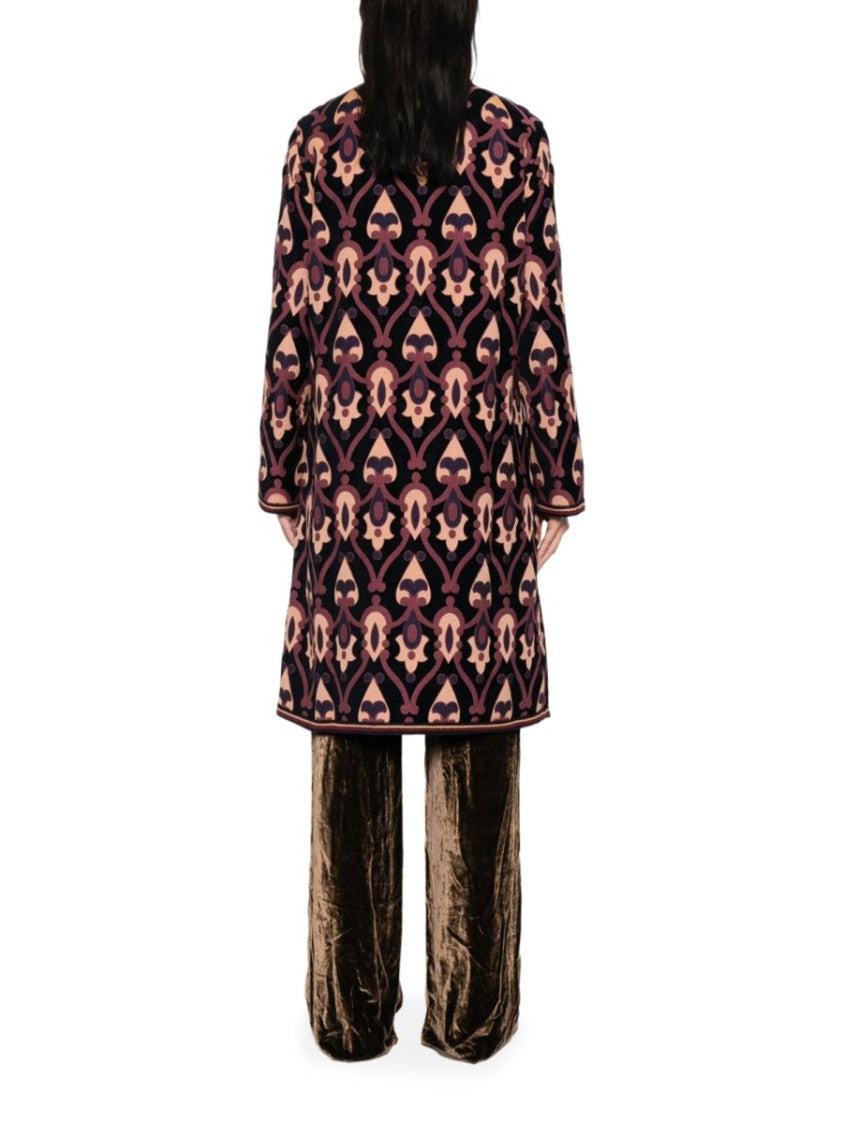Etro Multicolor Reversible Cotton-Blend Cape