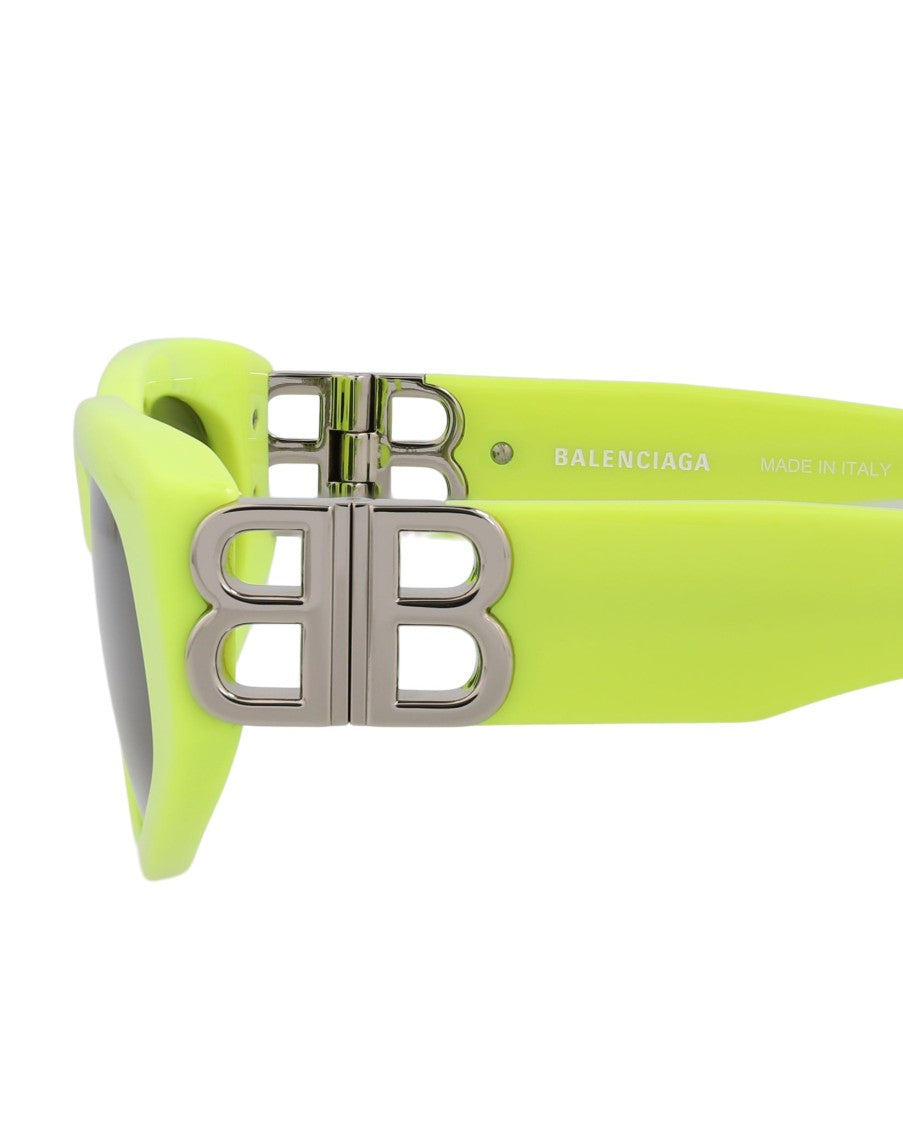 Balenciaga Cat Eye-Frame Acetate Sunglasses With Metal Temples