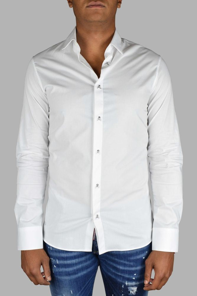 Philipp Plein Ls Skull Shirt