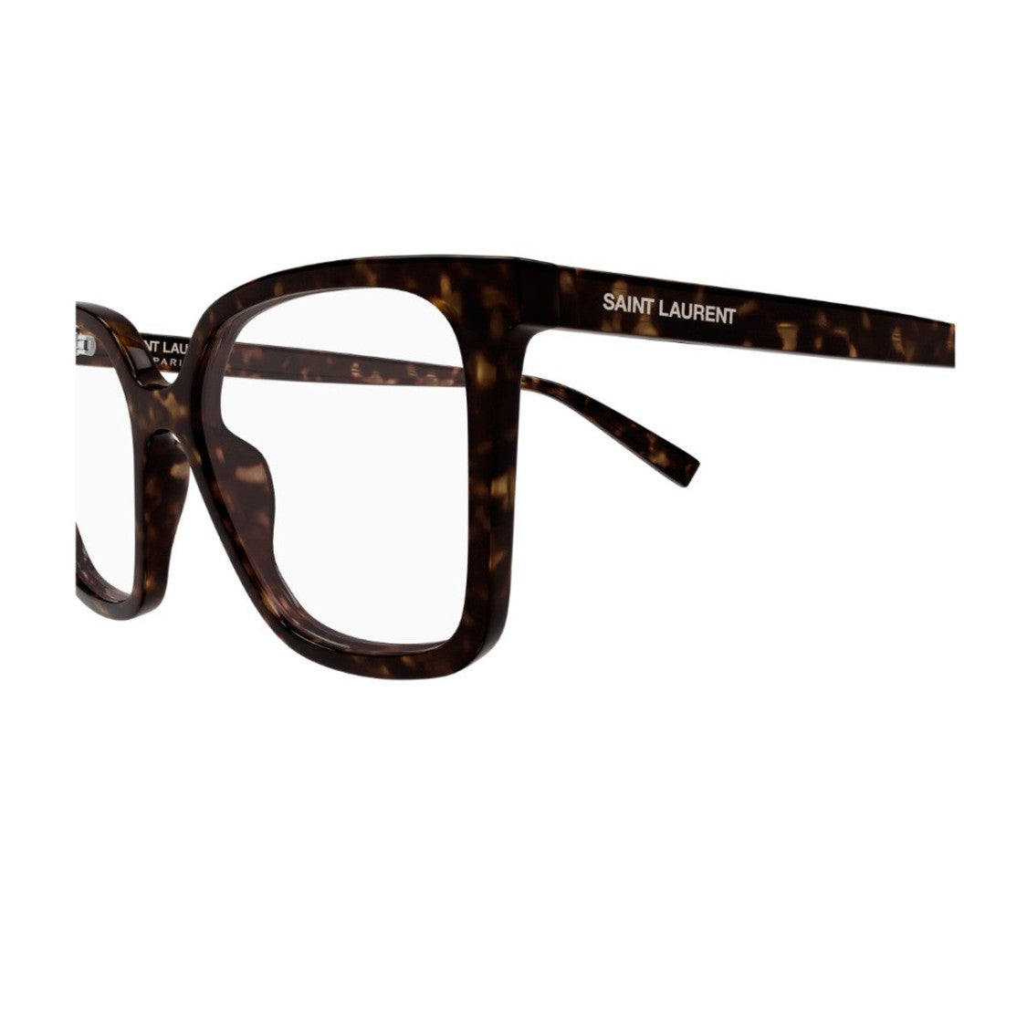Saint Laurent Havana Sl 910 Acetate Oversized Soft Square Sunglasses