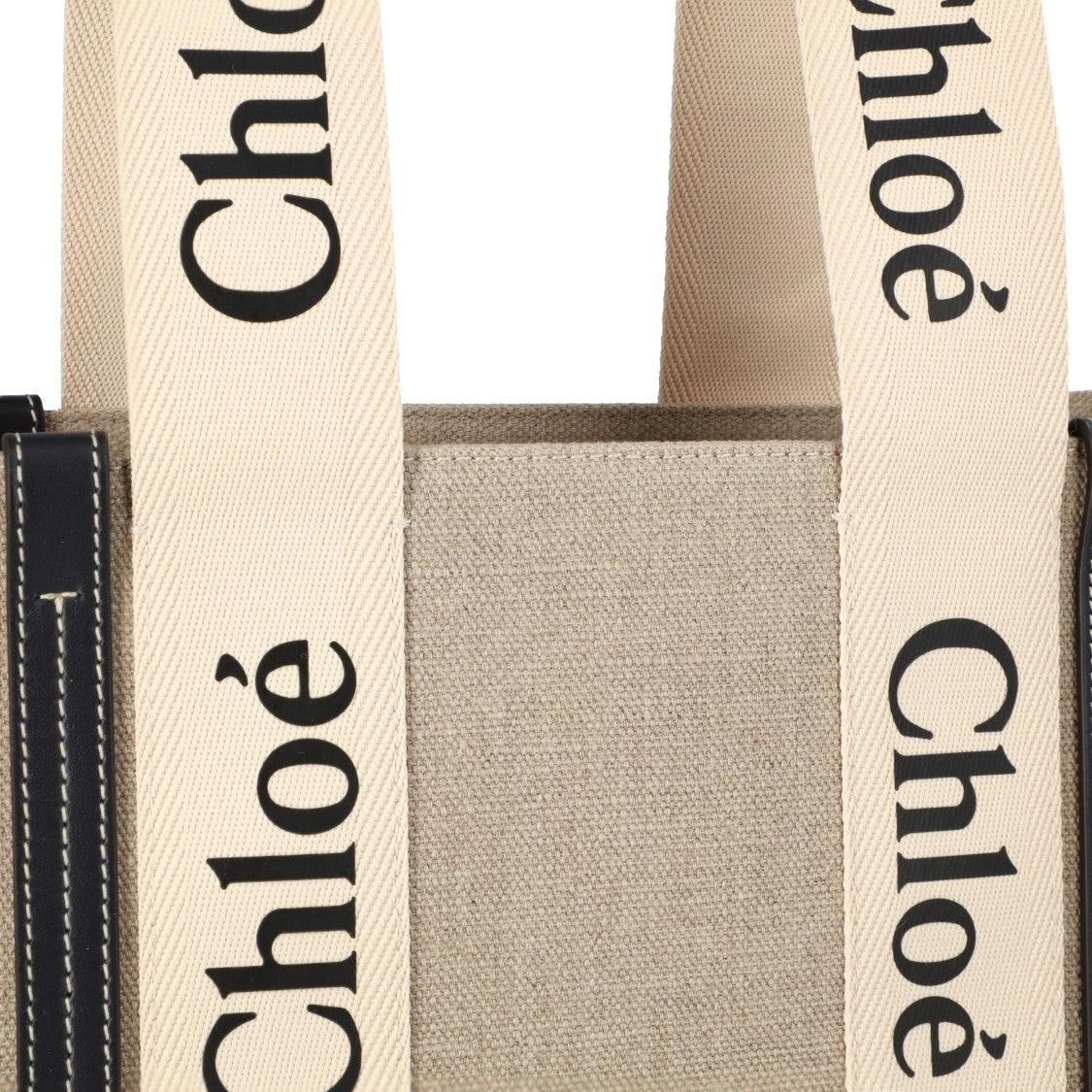 Chloé Medium Woody Tote Bag Black