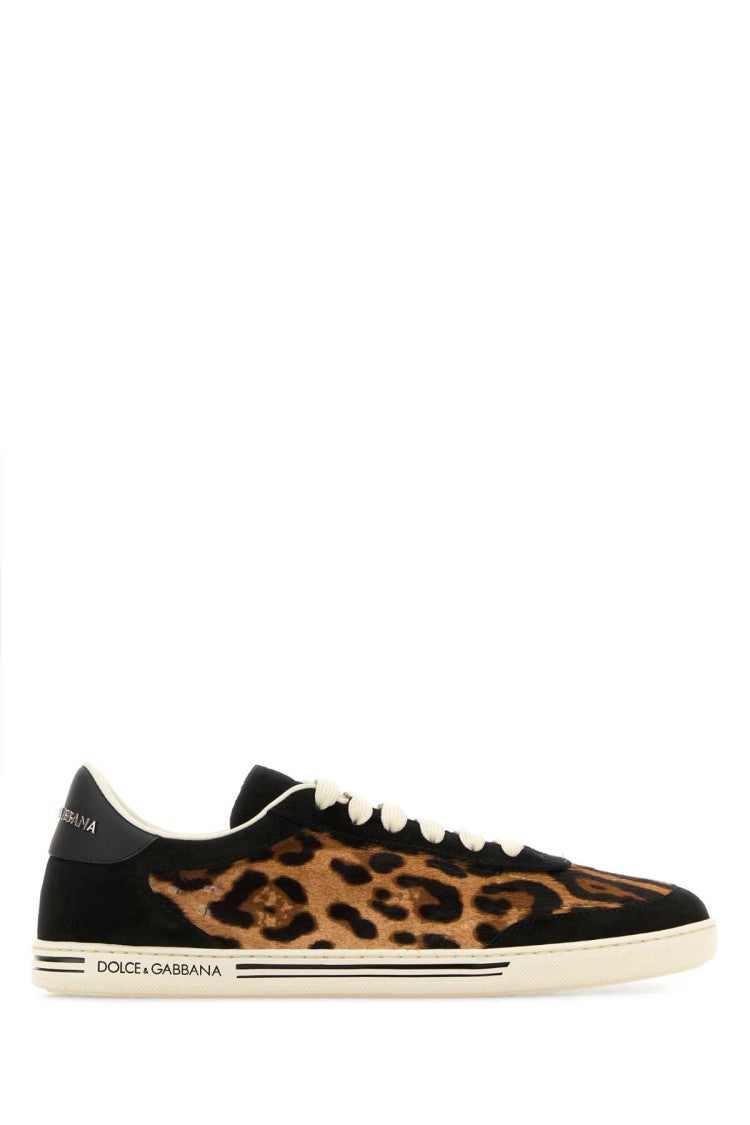 Dolce & Gabbana Printed Calf Hair Saint Tropez Light Sneakers