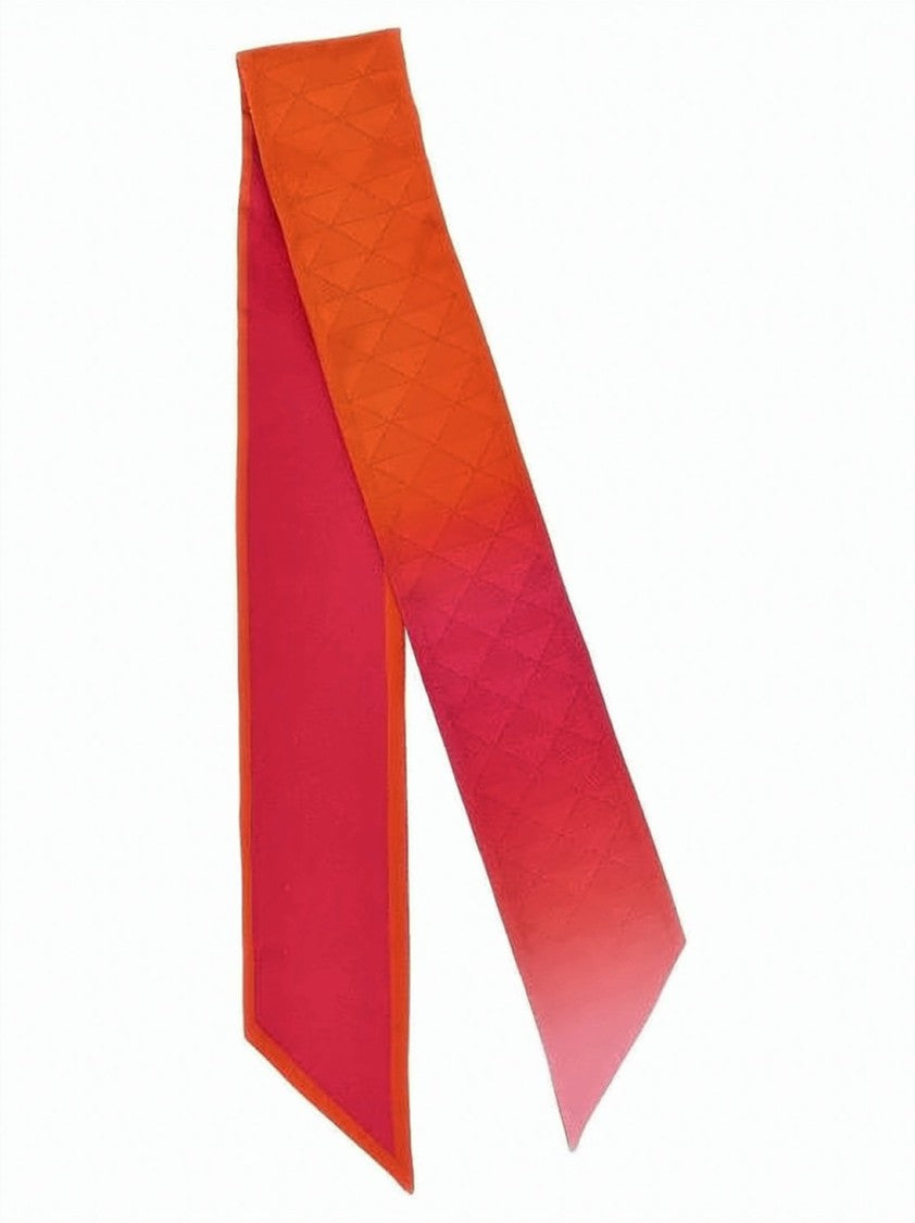 Prada Gradient Silk Scarf With Refined Texture